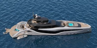 Opalinski Design House Unveils 50m Superyacht Concept Featuring “Patented” Rotational Transom