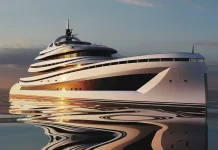 M51 Unveils 71m Superyacht Concept ‘Addition’ With Unique Courtyard Beach Club
