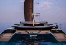 Camber Yacht Design Unveils Groundbreaking 88m Catamaran Concept With Sky Deck and Fashion Store