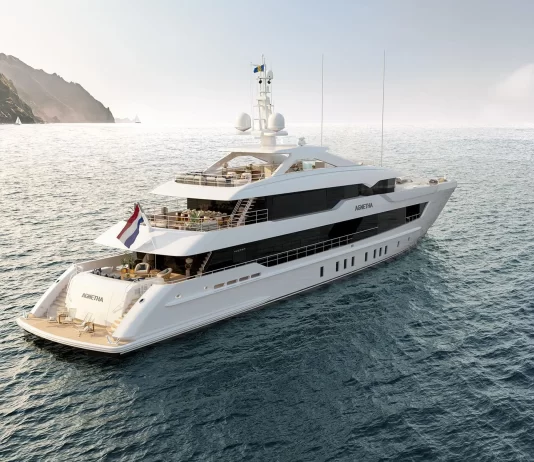 Heesen reveals Project Agnetha: A 55m Steel Class Blue-Water Motor Yacht