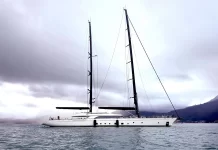 The integration of the retractable keel marks a new milestone for the S/Y Katana and Perini Navi