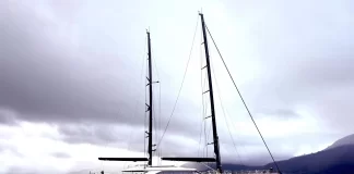 The integration of the retractable keel marks a new milestone for the S/Y Katana and Perini Navi