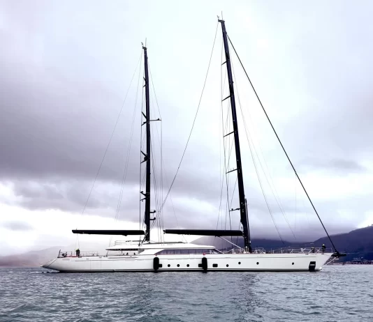 The integration of the retractable keel marks a new milestone for the S/Y Katana and Perini Navi