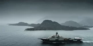 World’s Largest Yacht REV Ocean Departs Norway for Next Stage of Construction