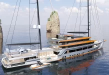 Tony Castro Unveils 75m Motorsailer Concept ‘Peregrine’ for Unlimited Global Exploration