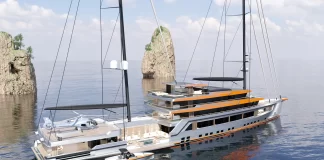 Tony Castro Unveils 75m Motorsailer Concept ‘Peregrine’ for Unlimited Global Exploration