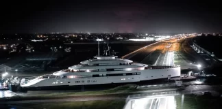 Feadship’s 100m Superyacht Project 824 Spotted in Transit Through the Netherlands