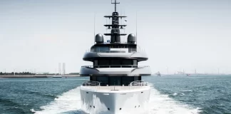 First Hybrid Amels 80 Superyacht Begins Sea Trials in Vlissingen