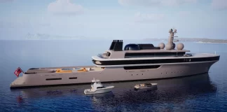 Lürssen Unveils First Renderings of 114m Superyacht Project Cosmos