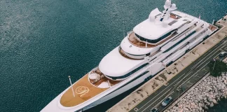 Seized 93m Superyacht Royal Romance Relocated to Trogir for Technical Maintenance