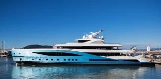 The Italian Sea Group proudly announces the delivery of the new 78-metre Admiral megayacht