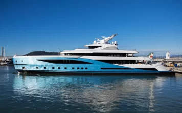The Italian Sea Group proudly announces the delivery of the new 78-metre Admiral megayacht