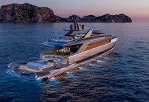 ISA Yachts Welcomes First Viper 130 Model to Ancona for Outfitting