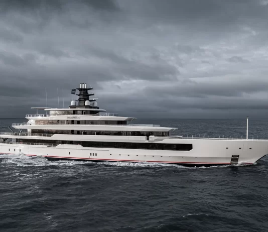 111m Oceanco Superyacht DreAMBoat Embarks on Sea Trials