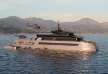 ShadowCat Unveils 71m Support Yacht Sentinel with Integrated Drone Surveillance System