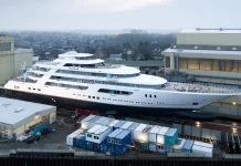 Lürssen Launches 117m Superyacht Boardwalk