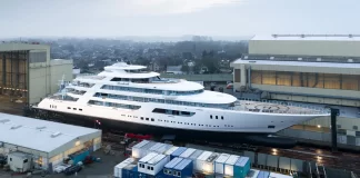 Lürssen Launches 117m Superyacht Boardwalk