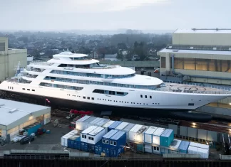 Lürssen Launches 117m Superyacht Boardwalk