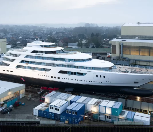 Lürssen Launches 117m Superyacht Boardwalk