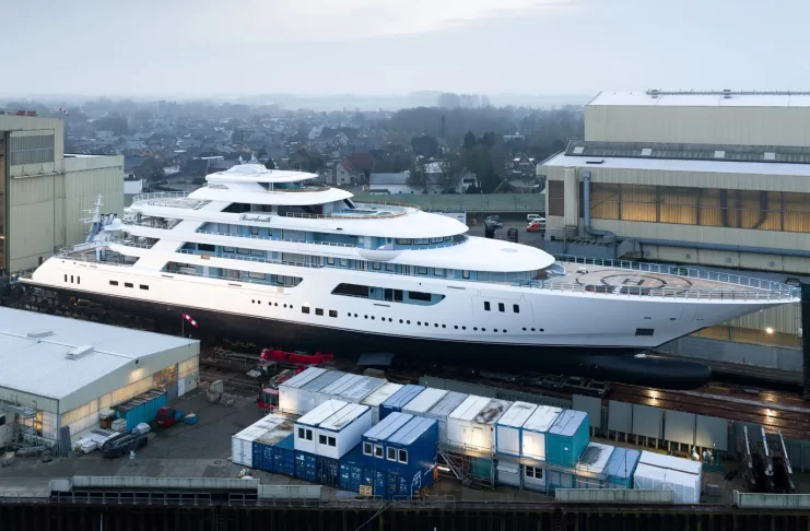Lürssen Launches 117m Superyacht Boardwalk
