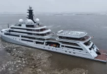 110m Lürssen Superyacht O3 Spotted En Route to Sea Trials