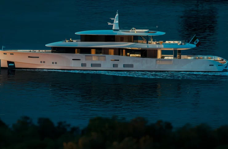 Benetti Unveils 40m B.Neos Hybrid Superyacht Concept