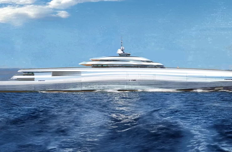 Gary Grant Design Unveils World’s Largest 153-Metre Hybrid Superyacht Concept