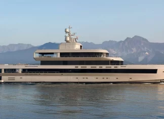 Second Giorgio Armani-Designed Admiral Superyacht Geco Launched