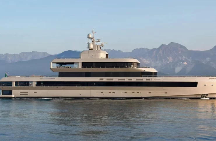 Second Giorgio Armani-Designed Admiral Superyacht Geco Launched